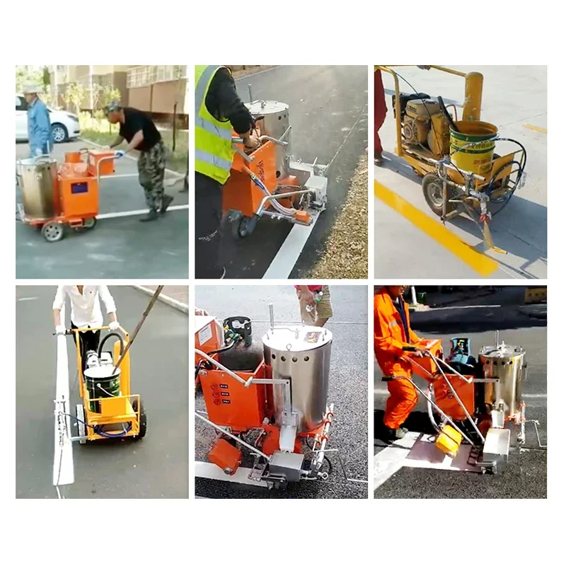 Cold Plastic Road Marking Machine Saving Time and Effort Road Marking Machine China Machines for Road Marking