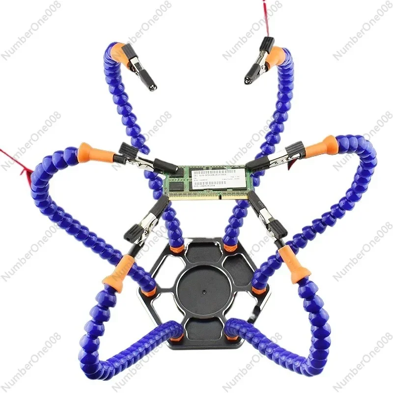 

Welding Assistant , Fixed Crocodile Clip Six-claw Table, Distribution Board Circuit Board Welding Auxiliary Tool