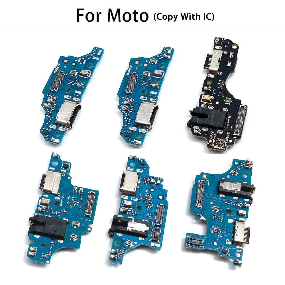 10Pcs，USB Charging Port Dock Plug Socket Jack Connector Charge Board Flex Cable For Moto E13 E22 E22i G13 G23 G32 G52 G53 5G G72