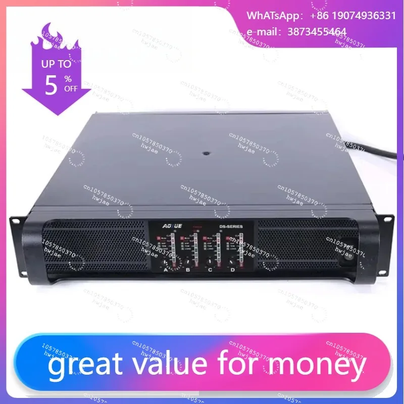 Aoyue Amplificador DS-10Q Stereo Amplifier Chassis Audio Power Tube Amplifier