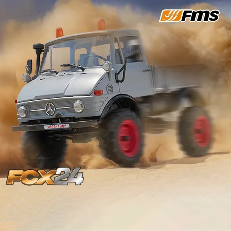 FMS 1/24 FCX24 ユニモグ ラジコン 四輪駆動 シミュレーション オフロード クライミングカー モデル RCカー おもちゃ RTRバージョン