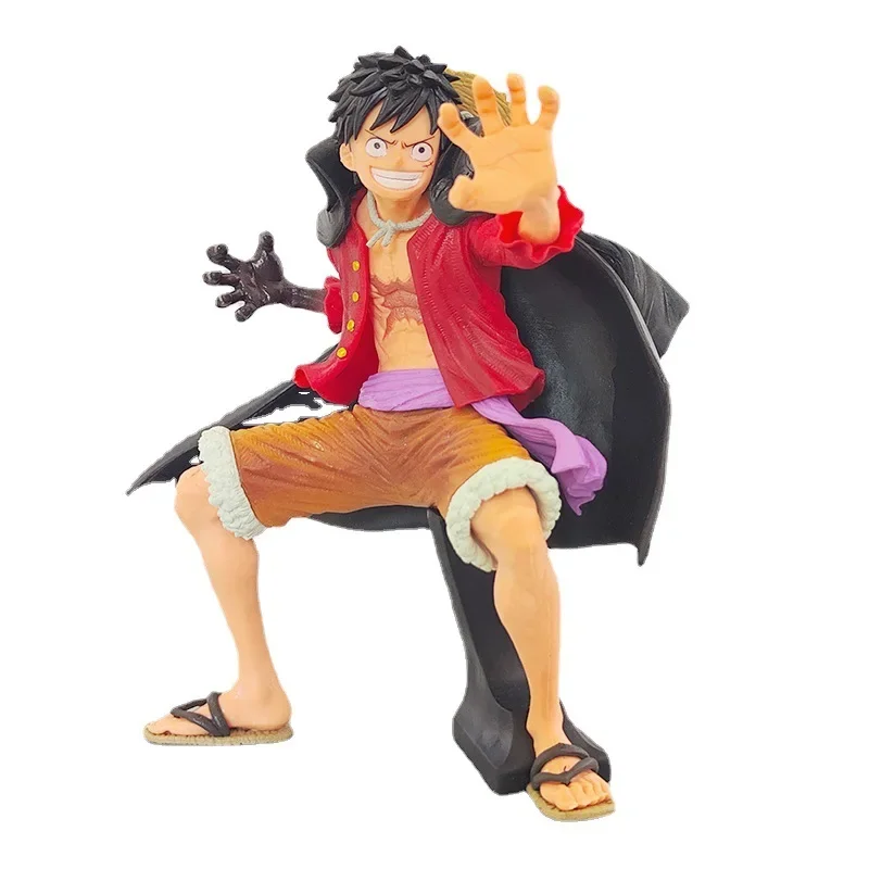 19CM One Piece Figurka anime Mundury bojowe Monkey D Luffy Figurka Luffy Figurka akcji Kolekcja Model Zabawki lalka prezent dla dzieci