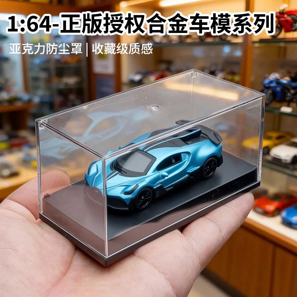 مع صندوق أكريليك 1:64 V12 فانتاج فالكيري GT2 سبيكة موتور لعبة السيارة يموت الصب نموذج معدني جمع الصبي هدايا عيد الميلاد ﻿