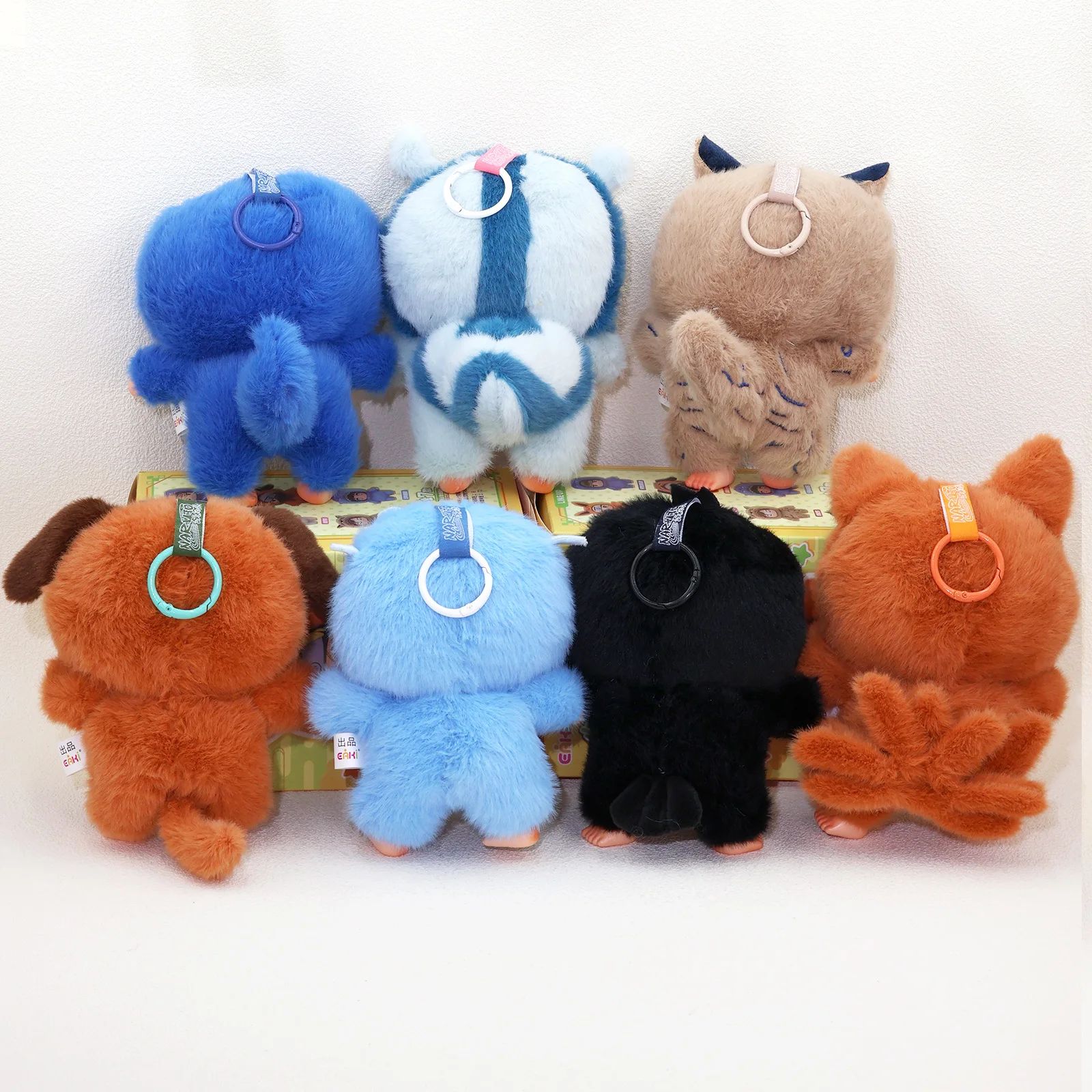 Hochwertige Naruto Wildtier-Blindbox, handgefertigter Plüsch-Anhänger, Überraschungstüte, Vinyl-Gesichts-Plüsch-Minipuppe, Spielzeug, Geburtstagsgeschenk – Detail 4