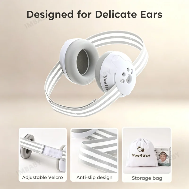 Baby Noise Cancelling Earmuffs Kids Ear Protection Anti Noise Headphones for Infant Sleep Travel Toddler Hearing Safety Ear Muff