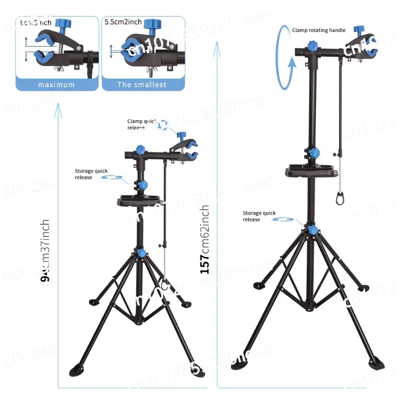 Portable bicycle repair rack Height adjustable bicycle repair rack Full type sturdy and stable