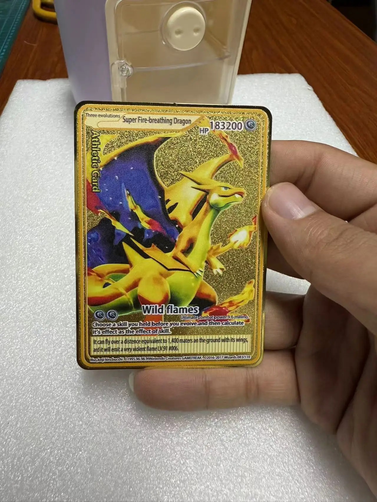 pokemon metal charizard card Charizard 2021 Pokemon Sword & Shield Celebrations Metal Card #4