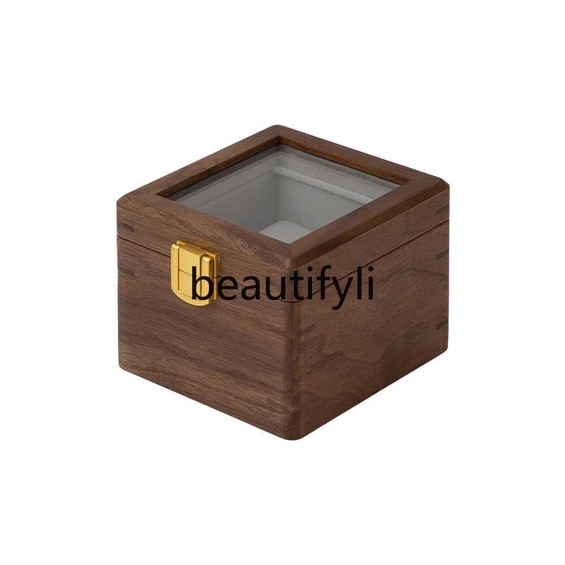 

Solid wood watch storage box display simple light luxury gift box mechanical watch watch box