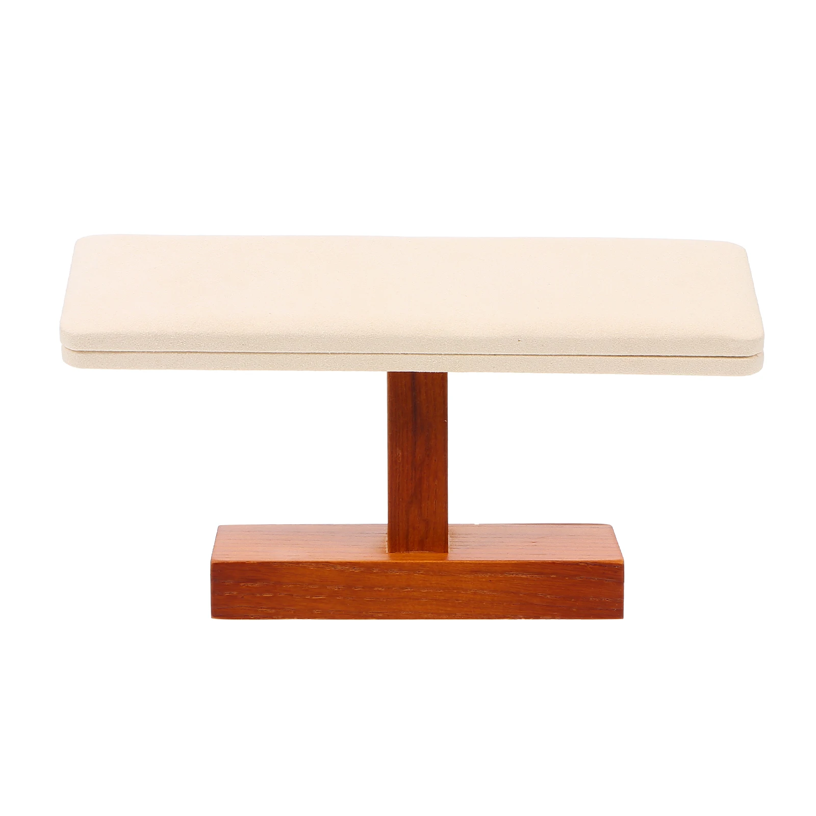 

1 pc Solid Wood Stand Watch Jewelry Stand Jewelry Display Storage Rack Holder Organizer Sturdy Flat Edge Long Time Use
