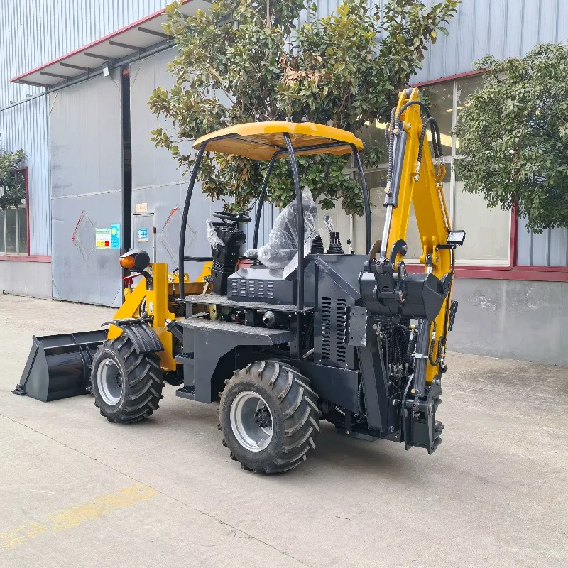 Multi-Functional Four-Wheel Drive Dual-End Busy Loaders Export Sales Of High Performance Backhoe Loaders