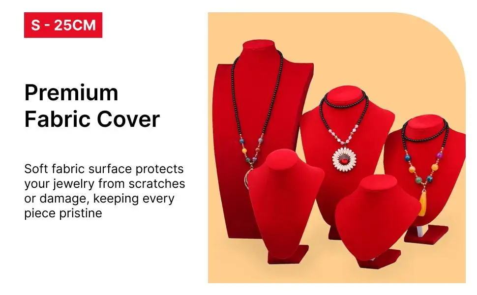 

2 Necklace Display Bust Jewelry Organizer Model Pendant High