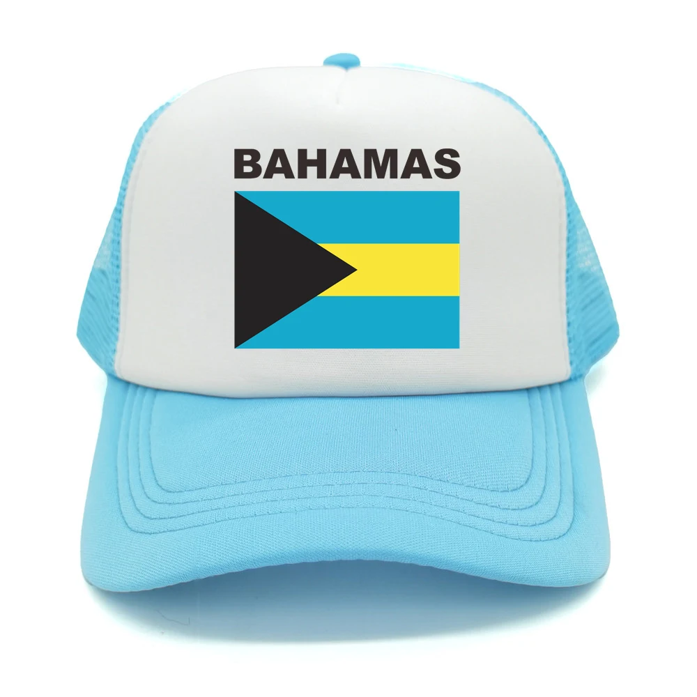 Bahamas Trucker Cap Men Cool Bahamas Hat Baseball Cap Unisex Mesh Net Caps