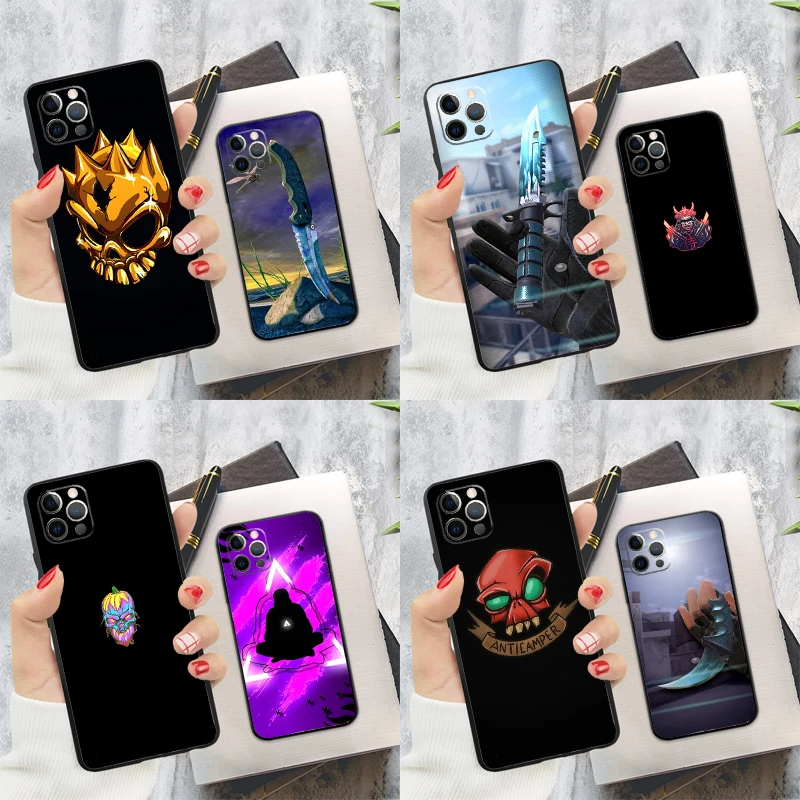 Standoff 2 Soft Case For iPhone 16 Pro Max 13 12 Mini XS Max X XR 11 15 Pro Max 14 Plus Back Cover