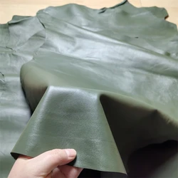 0.7/0.8mm Green Sheepskin.Top Layer Leather.Real Leather Fabric.Handmade DIY For Leather Clothing.Leather Skirt.Whole Sheepskin