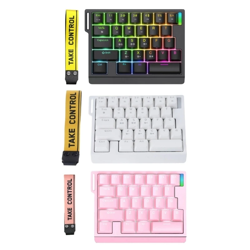 U55B Gamer Mechanical Keyboard 29 Switching Lighted Keyboard LED Backlit