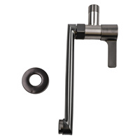 Extended Faucet Cold Kitchen Sink Faucet 304 Stainless Steel Easy Operation Flexible Rotation For Kitchen For Pool
