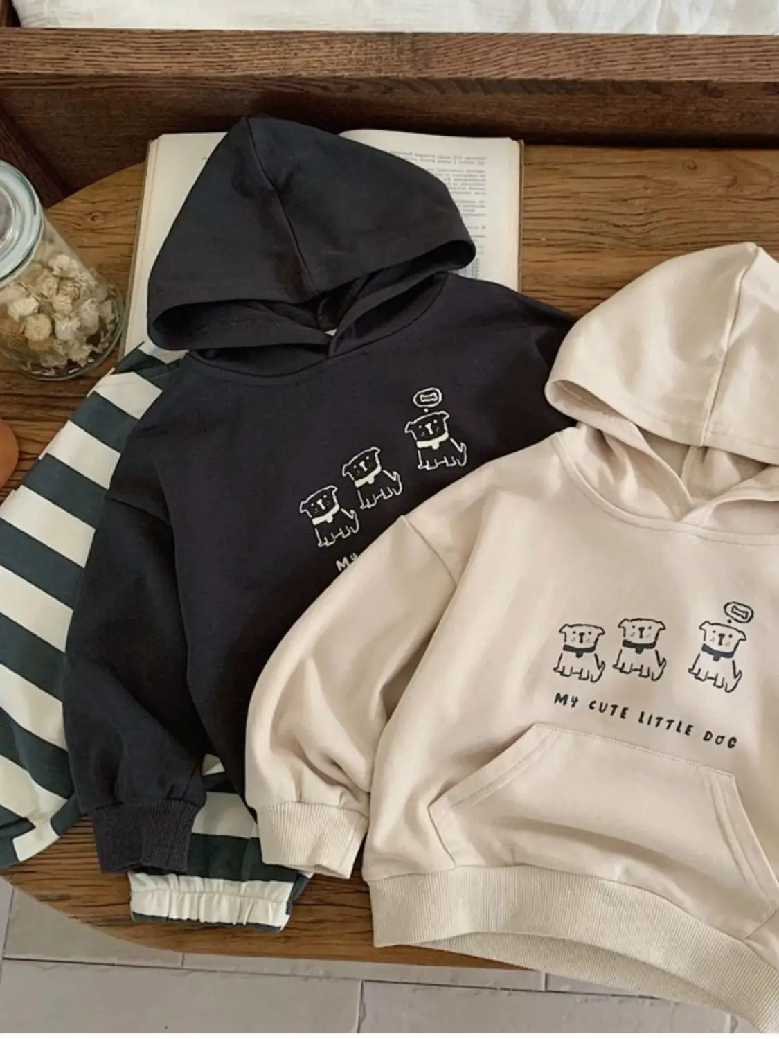 

Cute Cartoon Hoodie Sweatshirt for Boys And Girls Spring Autumn New Style Medium Children Fashionable Baby Cartoon Outerwear