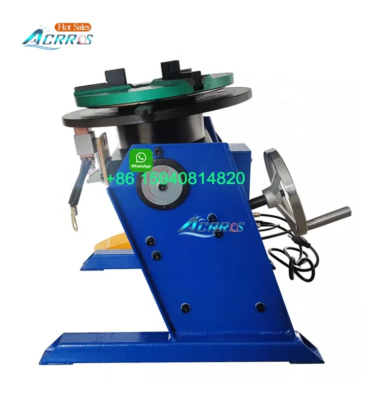 140mm Through Hole Welding Positioner for Pipe Circle Seam Welding
