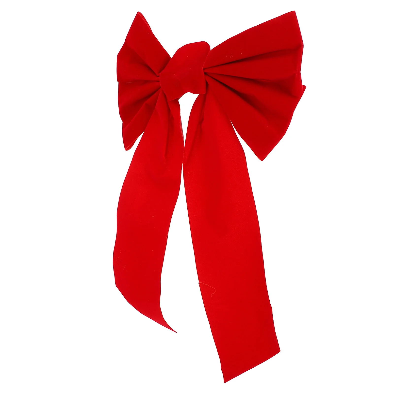 

10Pcs Christmas Bowknot Large Red Xmas Tree Bow Decorations Party Wreath Bow Holiday Tree Ornaments Xmas Bowknot