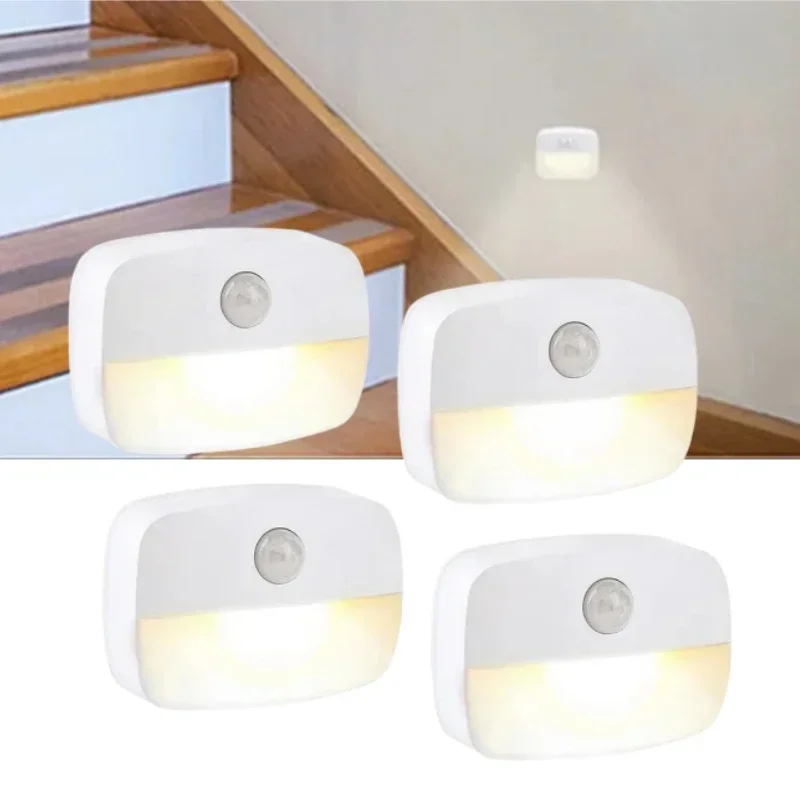 

Motion Sensor LED Night Light Auto ON/OFF Wireless Under Cabinet Lamp For Kitchen Bedroom Cupboard Closet Stairs Lighting