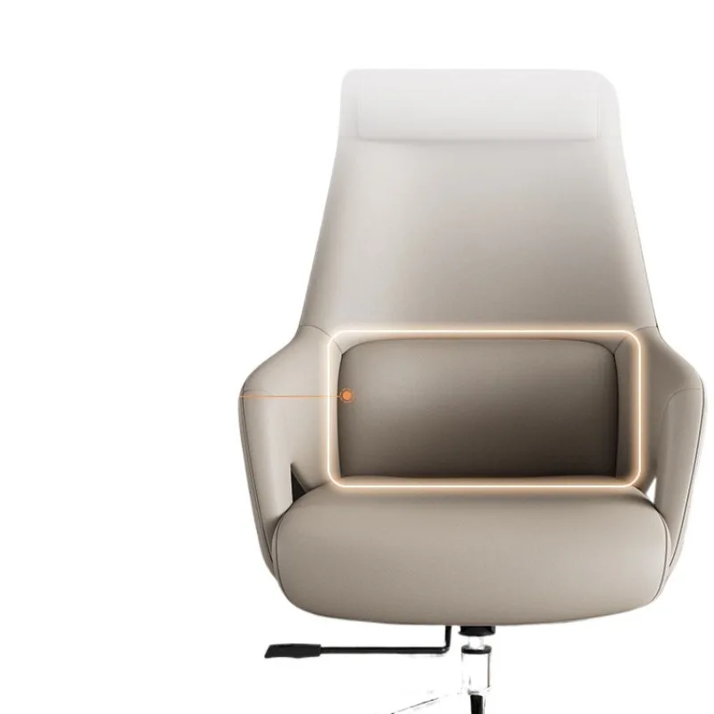 Boss chair leather computer chair swivel home comfort sedentary office chair business luxury high sense