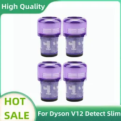 Replacement Reusable And Washable Hepa Filter For Dyson V12 Detect Slim Vacuum Cleaner Sweeper Parts Cleaning Tool No.971517-01