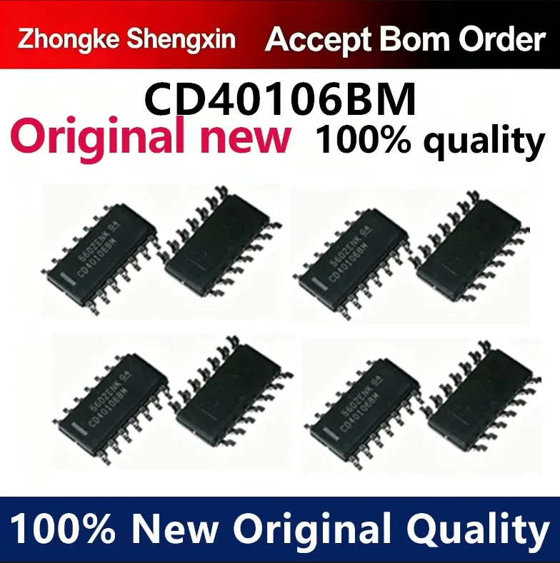 （5pcs-100pcs）CD40106BM CD40106BM96 Original Imported Genuine Logic Chip Inverter SOP-14