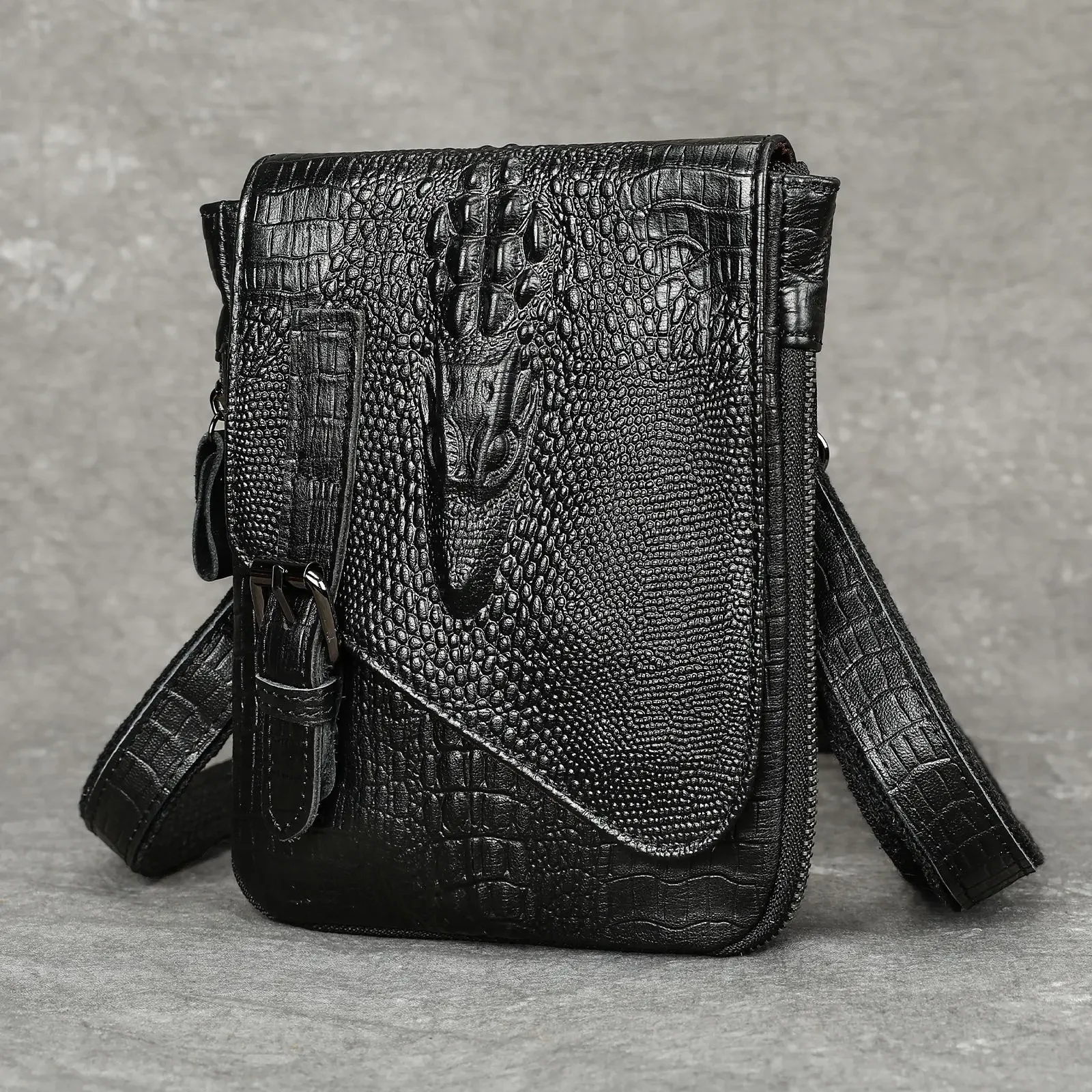 Men Crocodile Classic Briefcase Genuine Leather Business Office Ipad Bag Lawyer Handbag Portfolio Satchel Alligator Shoulder bag