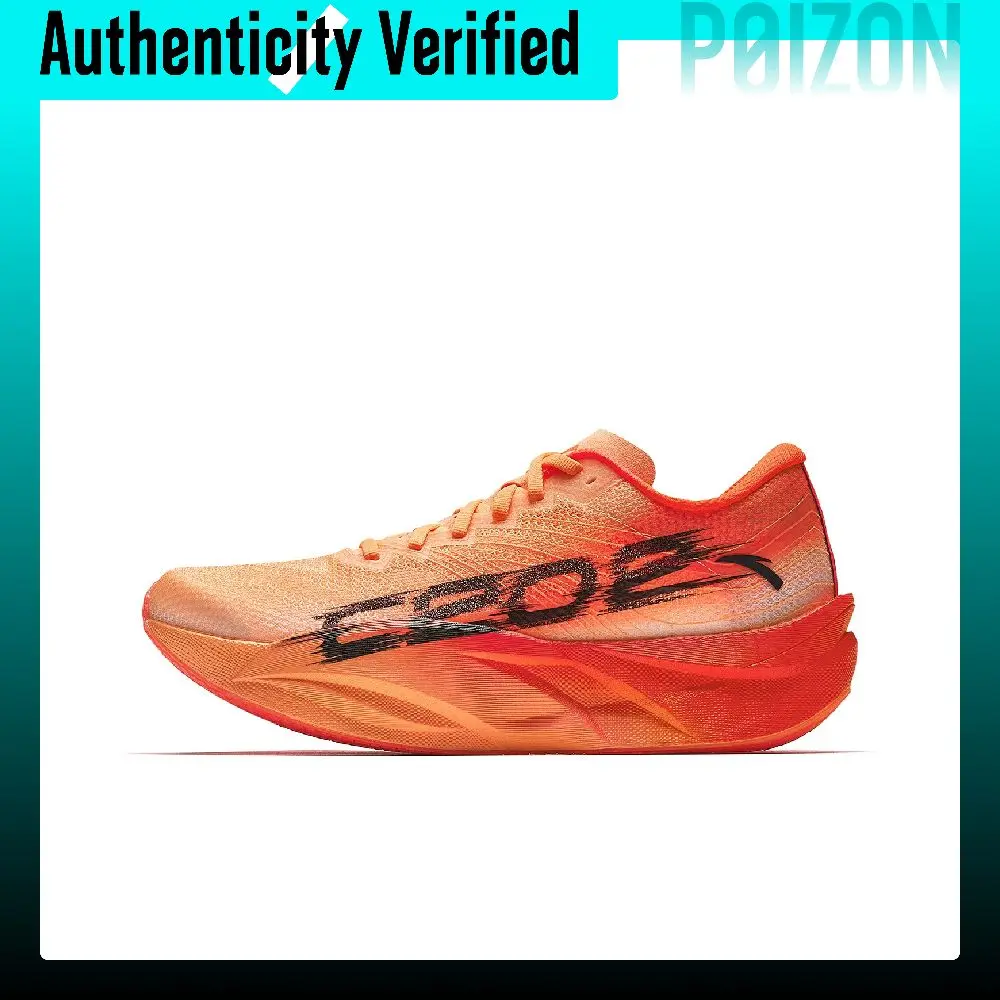 Anta C202 6.0 Low top Marathon Physical Fitness Test & Exam Running Shoes Women's Orange Black 922615588-7
