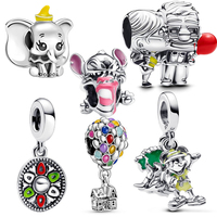 Sombrero Hat Dumbo UP Love is in the Air Dangle Charm Bracelets Pendant Jewelry