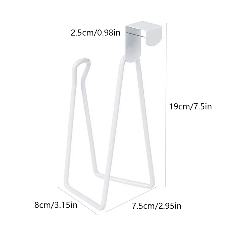 Paper Roll Holder Stainless Steel Bathroom Toilet Paper Holder Tissue Towel Shelf Rack Hanger Kitchen Accessories