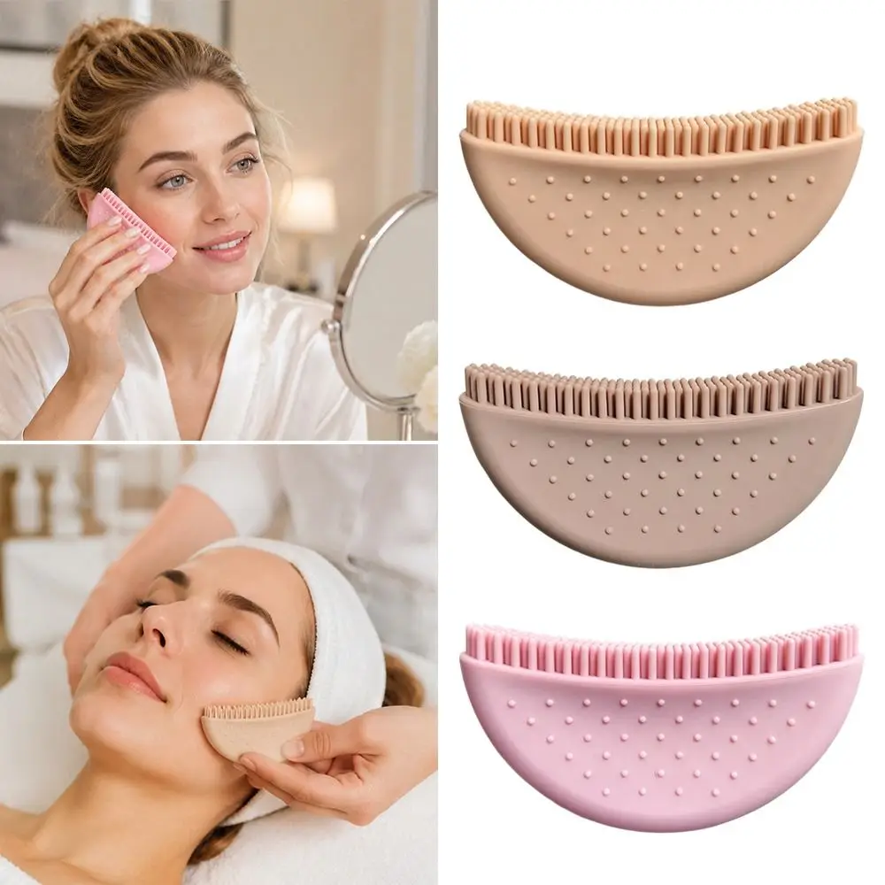 

Silicone Lymphatic Facial Brush Deep Cleanse Lift Firm Contour Facial Massage Brush Comfortable Face Neck Chin Lifting Tool