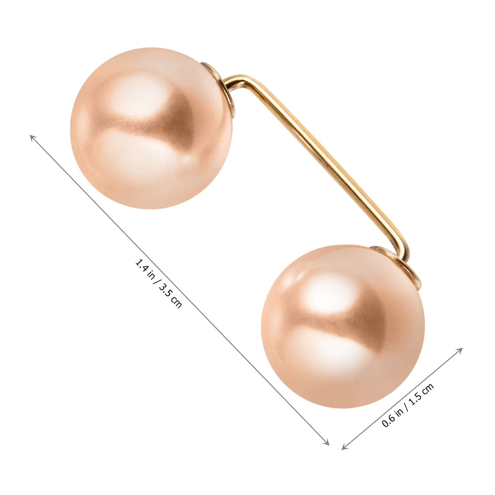 

6pcs Faux Pearl Brooch Lady Sweater Brooches Anti-Emptied Collar Corsage Shawl Button Lapel Pin Clothing Accessories For Women