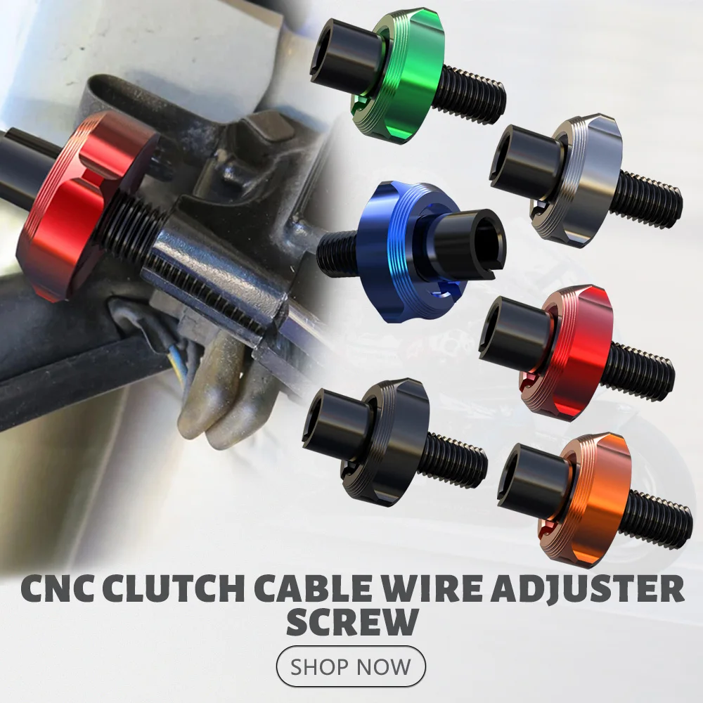 

M8 Brake CNC Clutch Cable Wire Adjuster Screw For kawasaki Z900 Z800 Z1000 Z1000SX ZX6R Z650 Z750 VERSYS 650 1000 Ninja 1000