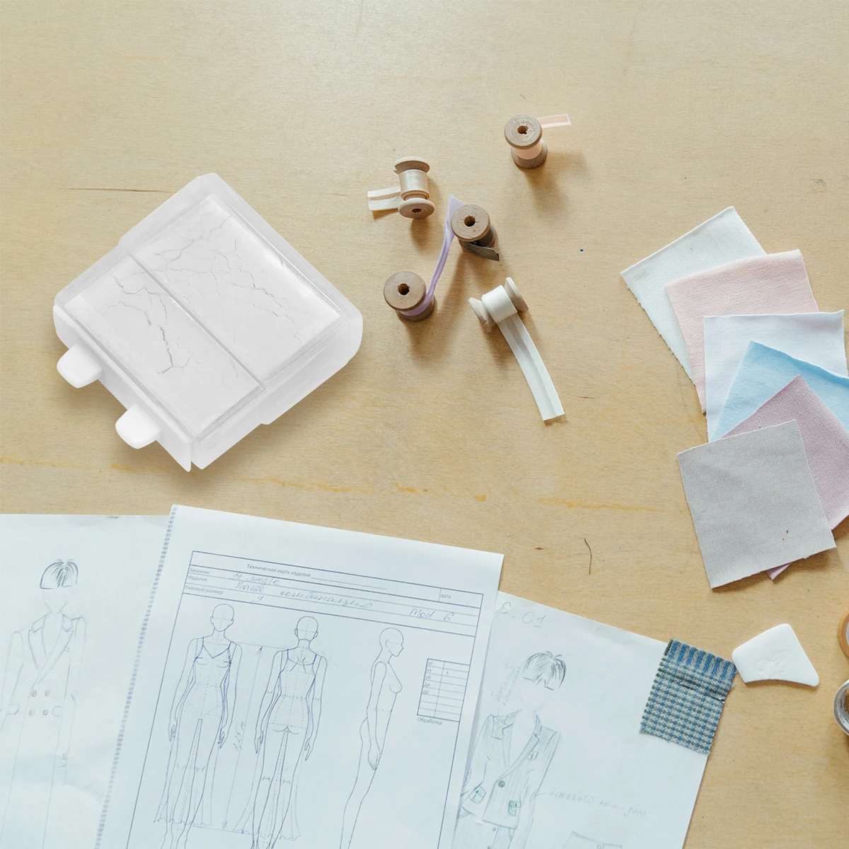 

10Pcs Chalk for Sewing Powder Box Set Ideal Tailors' Chalk Smooth Drawing No Stains on Hands Or Fabric Clear Temporary Marks