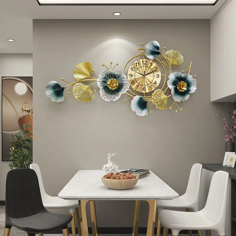 Clock Wall Clock Living Room Home Silent Clock Fashion and Atmosphere Wall Decoration Quartz Clock Dining Room Wall Watch
