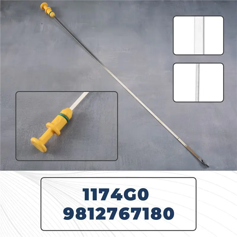 AB98-For 207CC 208 3008 308CC SW 5008 508SW RCZ Citroen C3 C4 C5 DS 3 5 Mini Engine Oil Dipstick 1174G0 9812767180