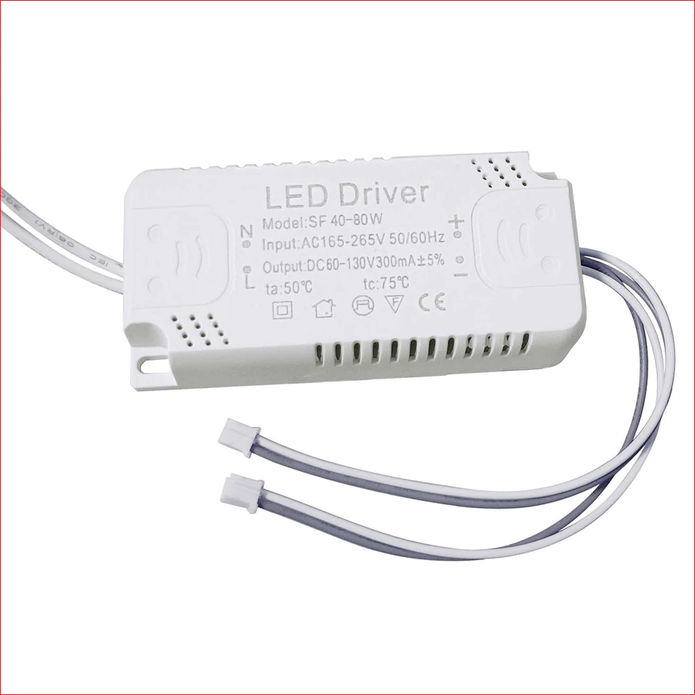 LED Driver Adapter For LED Lighting AC220V Non-Isolating Transformer For LED Ceiling Light Replacement Power 40-140W 220mA