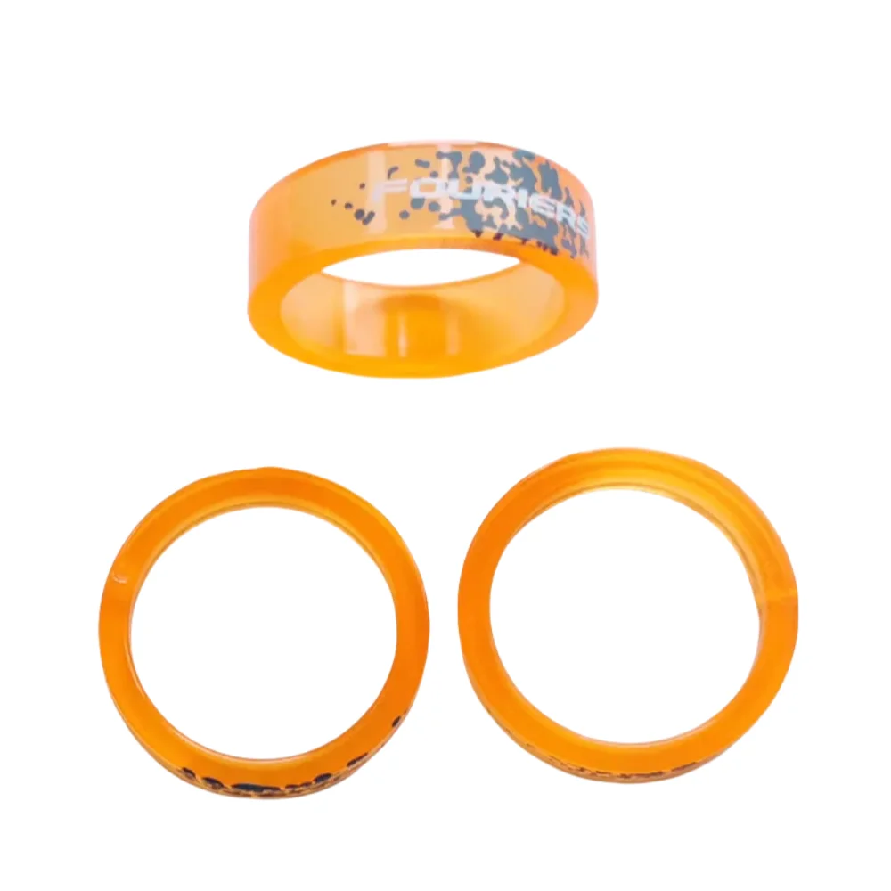 

FOURIERS Bicycle Fork HEABSETS TOP CAP / SPACER Transparent Nylon SPACER 5 mm 10 mm