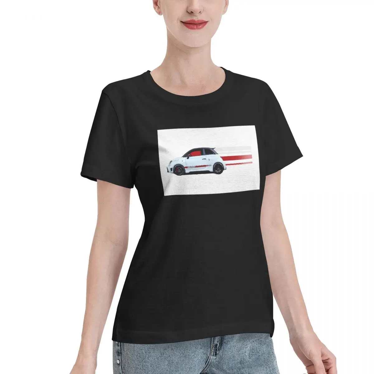 Hot Sale Abarth 595 Fan Art Hot Hatch Italian Women's T-shirt Weekend Look Everyday Tee