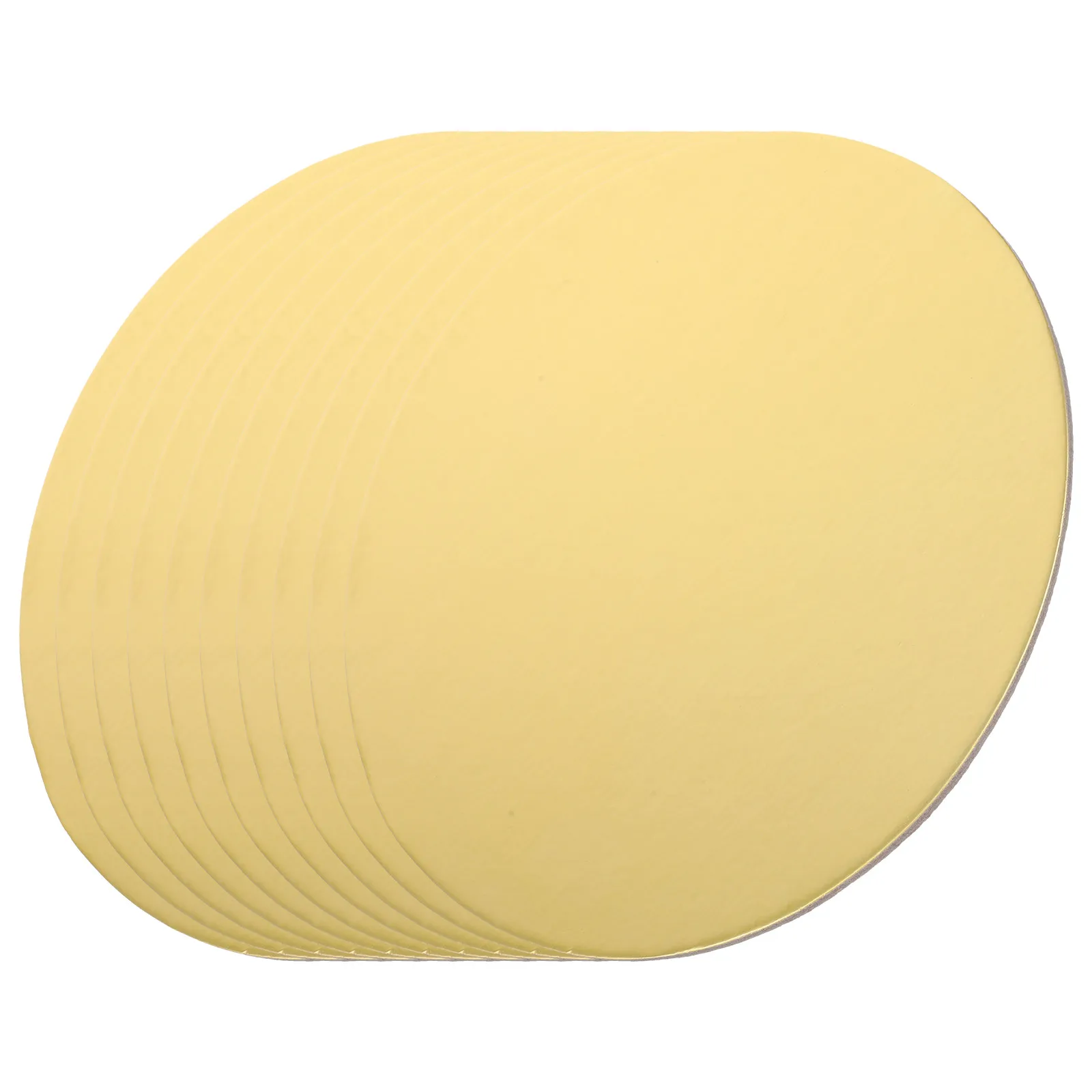 

10pcs Boards Paper Thickened Plastic Cake Display Bases For Desserts Cupcakes Mousse Party Bakery Home Use Cake