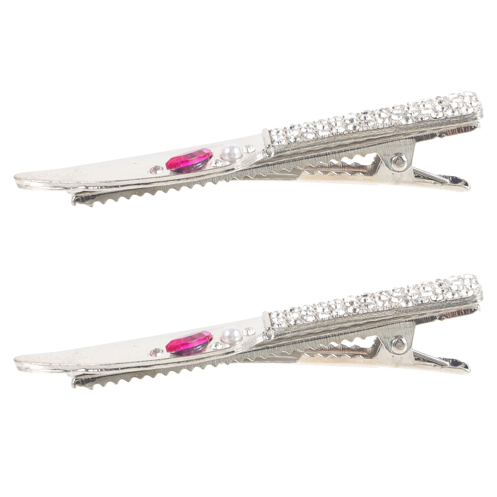 

2Pcs Metal Hair Clips Knife Fork Design Women Hairpins Cute Accessories Rhinestone Decorative Side Bangs Clamp Gothic Hairpins