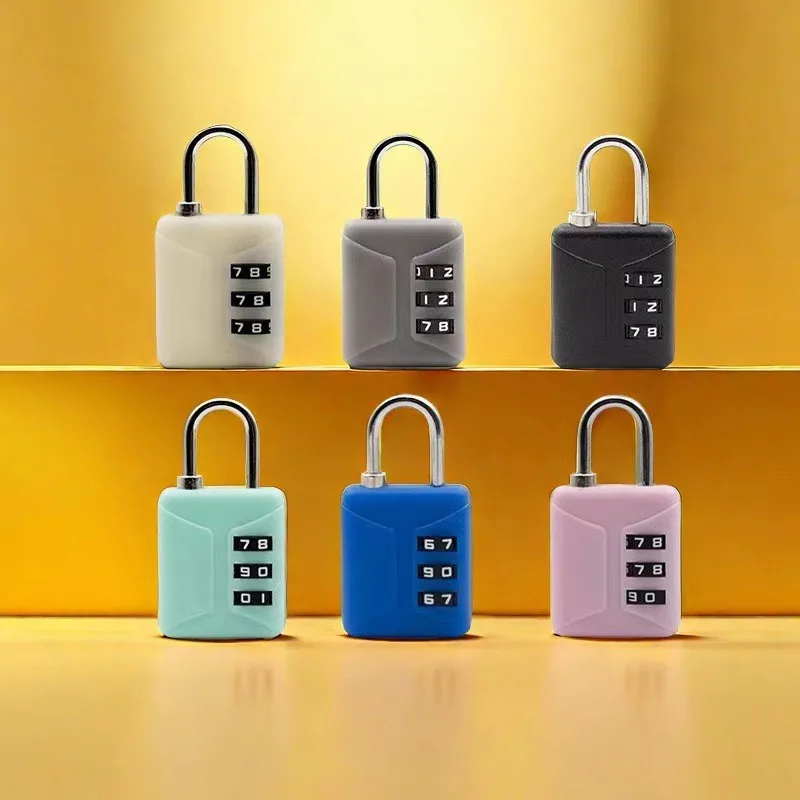Backpack Zipper Lock Mini Password Padlock Trolley Case Password Lock Student Dormitory Cabinet Password Lock