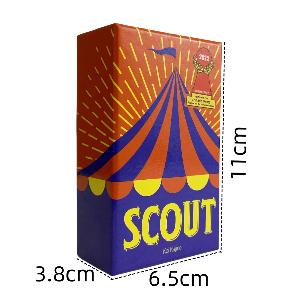 Scout Kartenspiel Zirkus Scout Board Hot Dog Spiel geht nach New York 2-5 Personen Deck für Party spielen – Detail 3