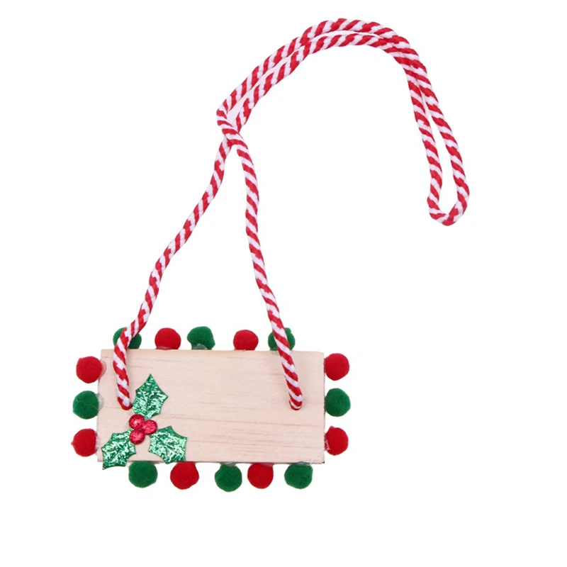 Maison de poupée Mini bibliothèque de noël elfe poupée balançoire scène de noël accessoires de décoration