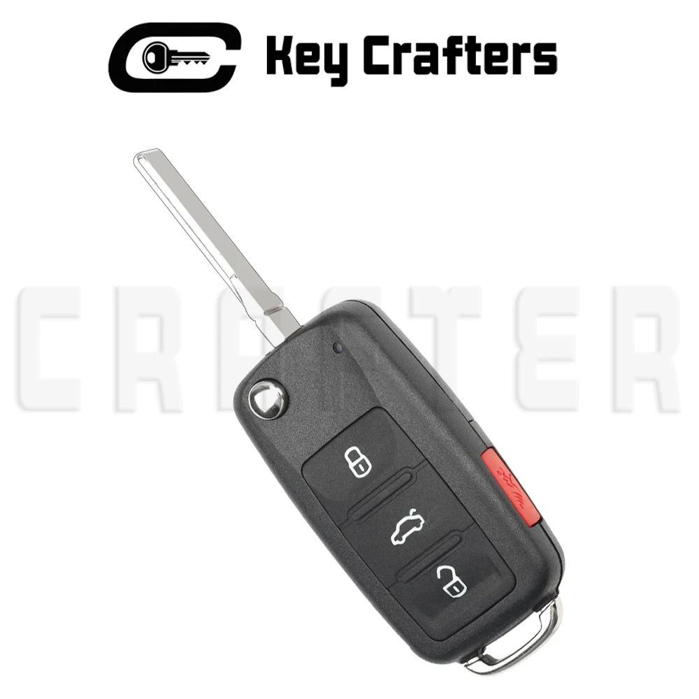 Key Crafters 5K0837202BP 315MHz MQB48 CHIP Flip Car Remote Key For VW Volkswagen Passat Jetta Beetle MQB4.5 Immobilizer KYDZ PCB view 4