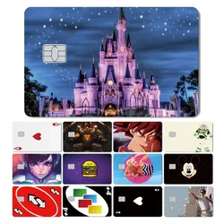 Front Side Dragon Ball Mickey Funny Tiger Broke Anime Sticker Film Skin Cover for Credit Card Debit Bus Metro Card