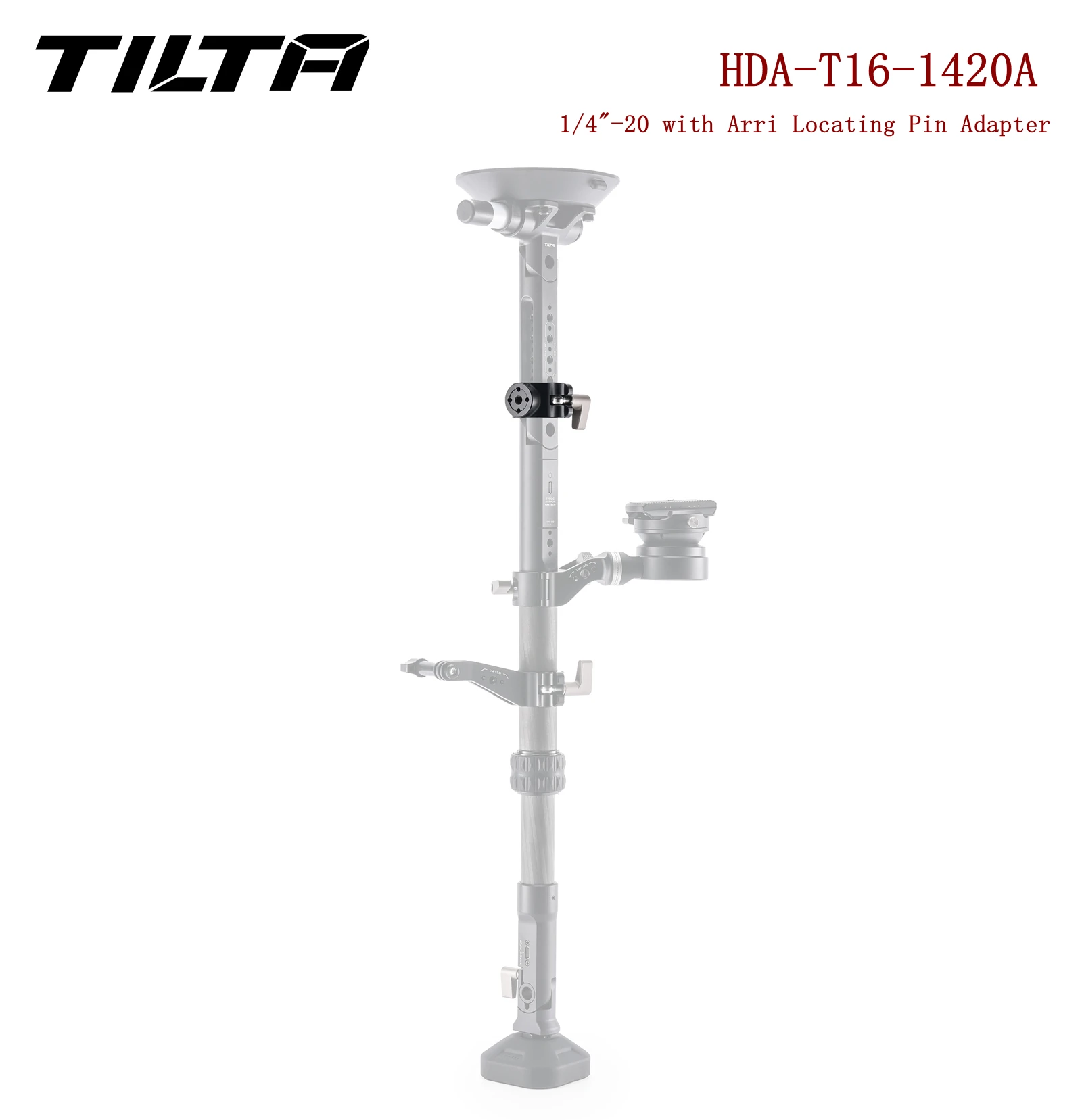 TILTA Hydra verstelbare steunpaal ARCA kogelkop verlengbeugel 100 cm