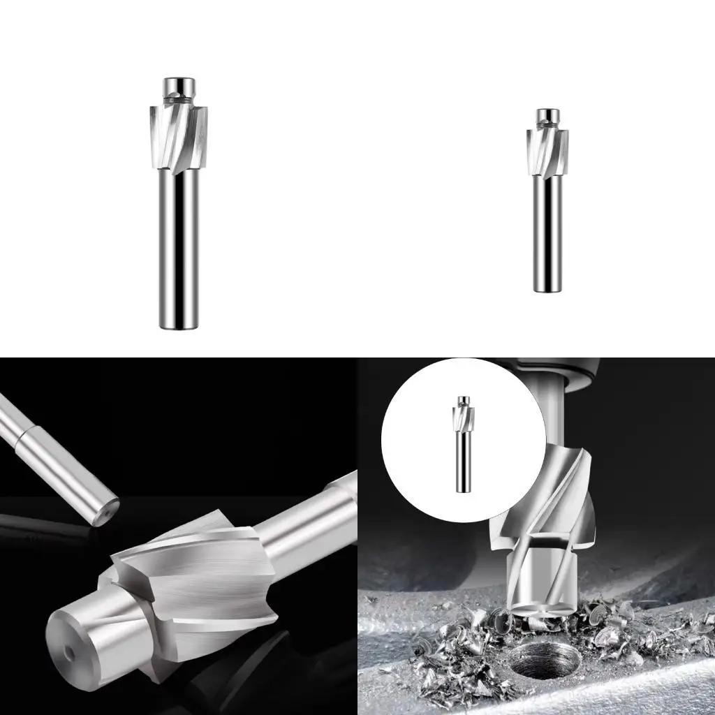 652f 탄화물 모따기 밀링 커터 디버링 엔드 밀 조각 및 조각 라우터 비트 목공 도구