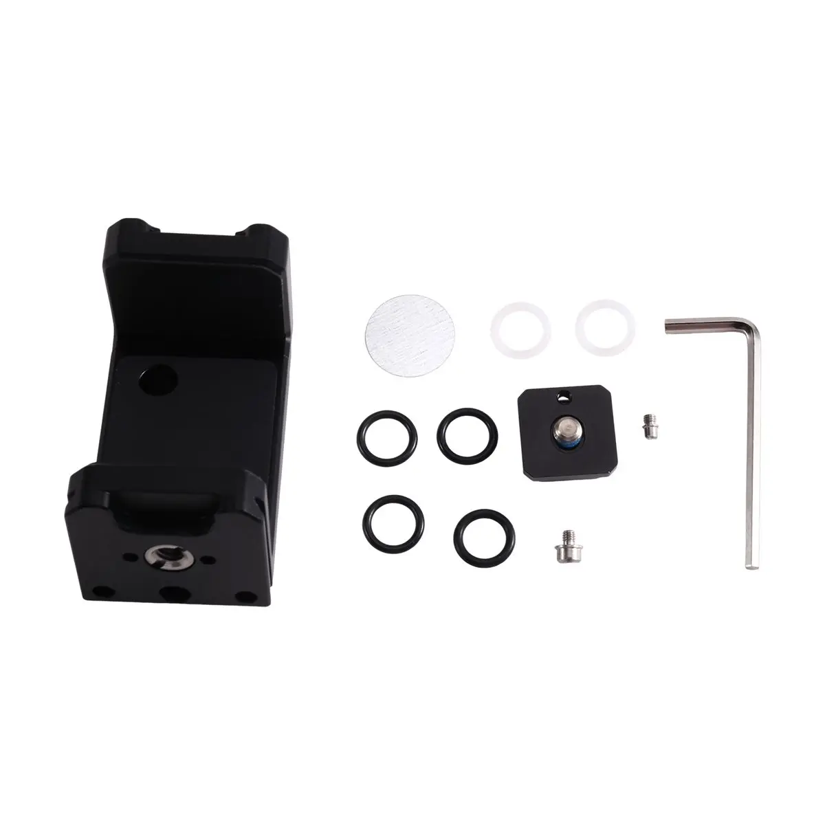 Power Bank Holder 55-85mm for DSLR Camera Photography Mobile Power Stand Aluminum Alloy - view 2